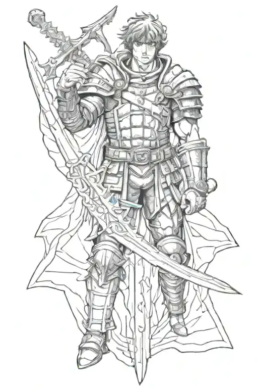 Berserk Guts tattoo design idea