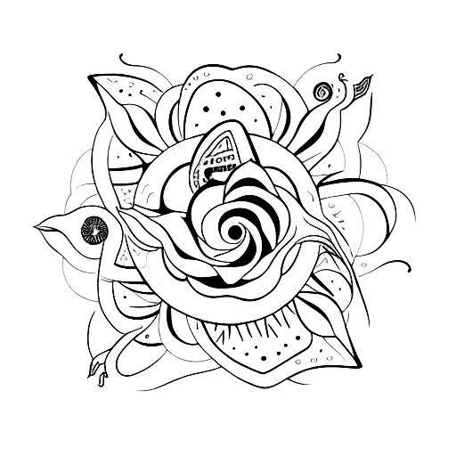 lua e sol tattoo design idea