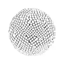 atlas with disco ball play on technics1200  tattoo design idea