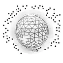 atlas with disco ball play on technics1200  tattoo design idea