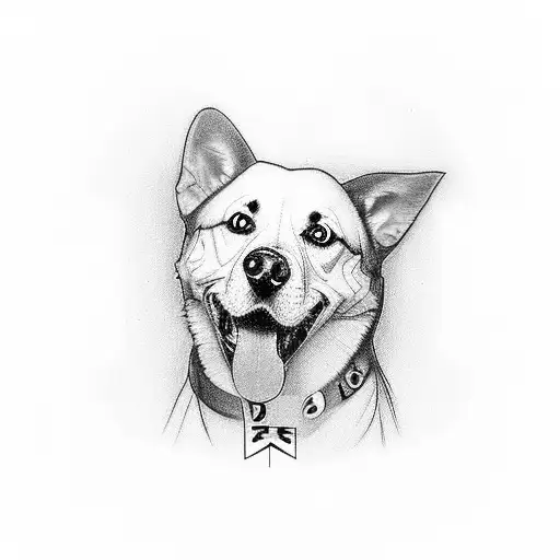 Date 12.03.2010. but I would like one of the numbers to be a symbol as a memorial of a dog (for example dog's nose, paw  tattoo design idea