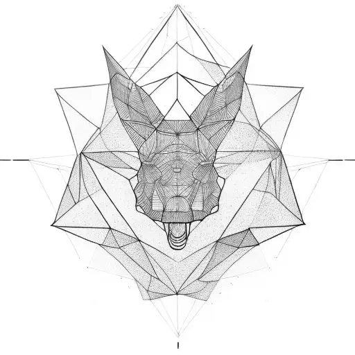 Incorporate geometric lines into a light bulb design tattoo design idea