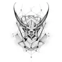 draco constellation tattoo design idea