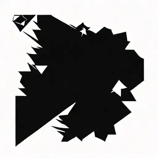 diamond tattoo design idea