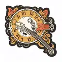 banjo tattoo design idea