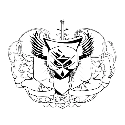 Eros tattoo design idea