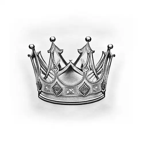 King's Crown tattoo design idea