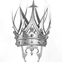 King's Crown tattoo design idea