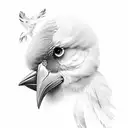 feathers and birds tattoo design idea