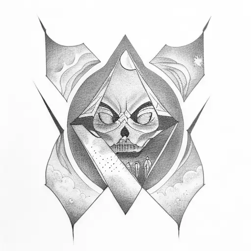 nightside eclipse tattoo design idea
