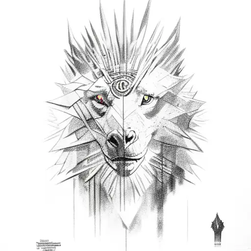 game of thrones houses animals sleeve tattoo design idea