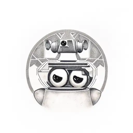 Bota con planta de la película "Wall-E"  tattoo design idea
