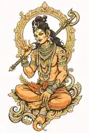 shiv ji tattoo design idea