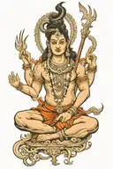 shiv ji tattoo design idea