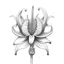 During my life, i have done good things and god gave me as a gift a Lilium tattoo design idea