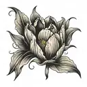 tulip flower tattoo design idea
