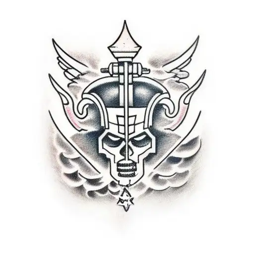 ares god tattoo design idea