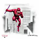 daredevil comics tattoo design idea