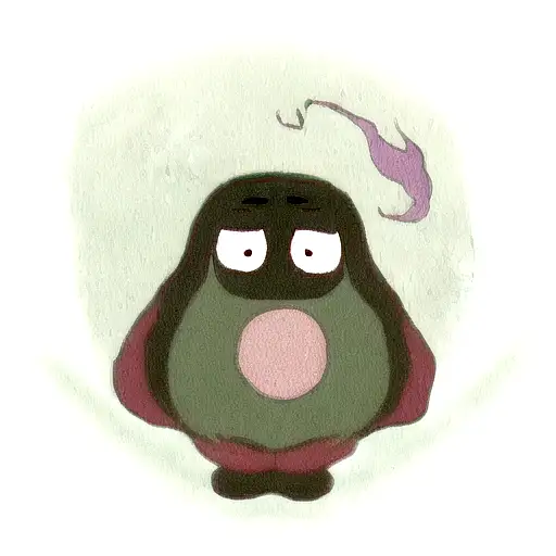 no face from spirited away tattoo design idea