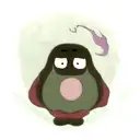 no face from spirited away tattoo design idea