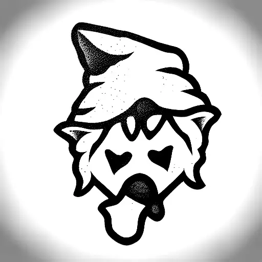 gnome with a switchblade tattoo design idea