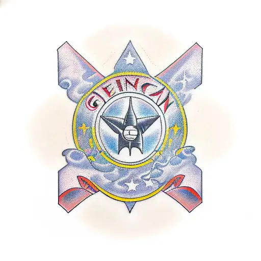 Text "G-W Enterprise" tattoo design idea