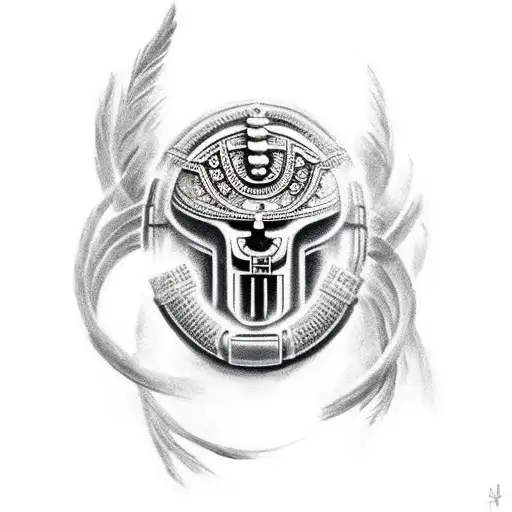 Centurion tattoo design idea