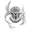 Centurion tattoo design idea