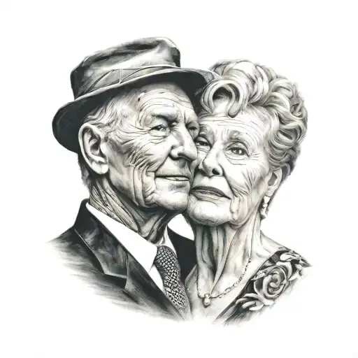 memorial tattoo mom dad tattoo design idea