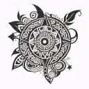 love tattoo design idea