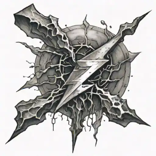 phase "Dare you to move with a lightning bolt in place of the last 'e'" tattoo design idea