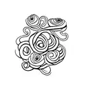 Snake with roses tattoo design idea