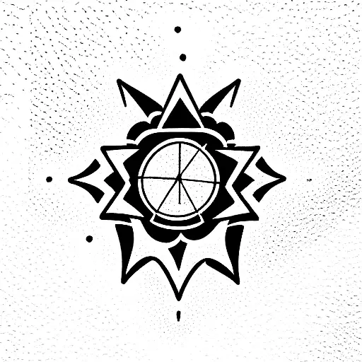 inner power activator spell tattoo design idea