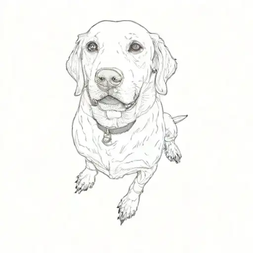 person, an adoptable dog in san diego, california tattoo design idea