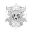 perspective tattoo design idea