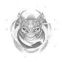 perspective, balance, temptations  tattoo design idea