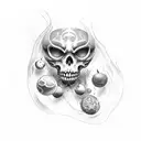 perspective, balance, temptations  tattoo design idea