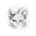 Deaf composition tattoo design idea