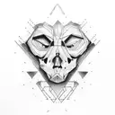 Deaf composition tattoo design idea