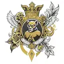 alpha phi alpha fraternity  tattoo design idea