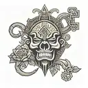alpha phi alpha fraternity  tattoo design idea