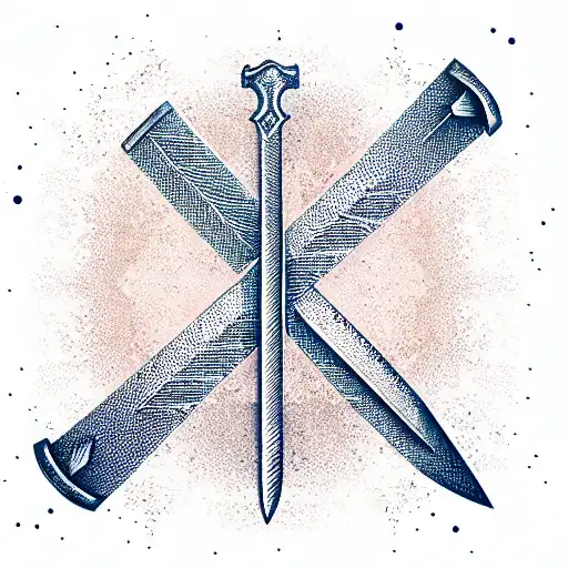 Sword tattoo design idea
