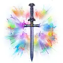 Sword tattoo design idea