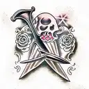 Sword tattoo design idea