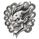 ryuk death note tattoo design idea