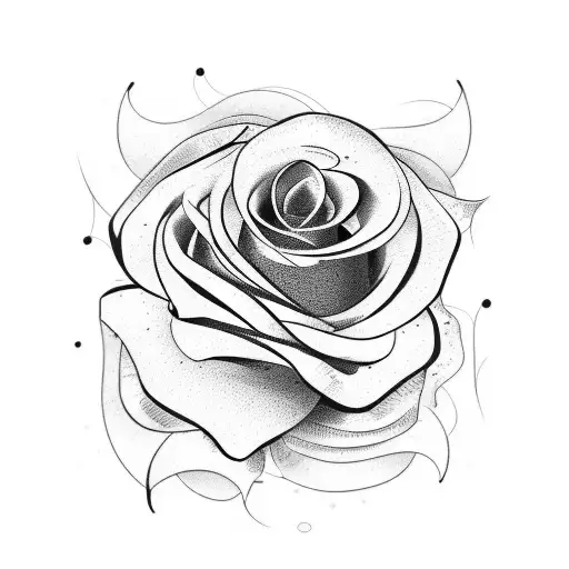 4 roses tattoo design idea