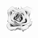 4 roses tattoo design idea