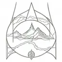 lotr gondolin symbol tattoo design idea