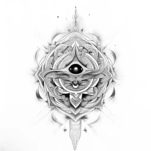 chakras tattoo design idea