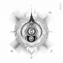 chakras tattoo design idea